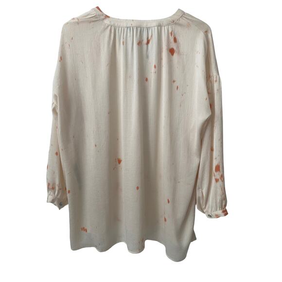 ZARA PAINT SPLATTER OVERSIZED BUTTON DOWN SIZE SMALL NWOT - Picture 5 of 9
